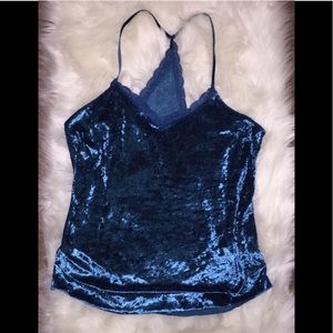 Blue Velvet Tank Top